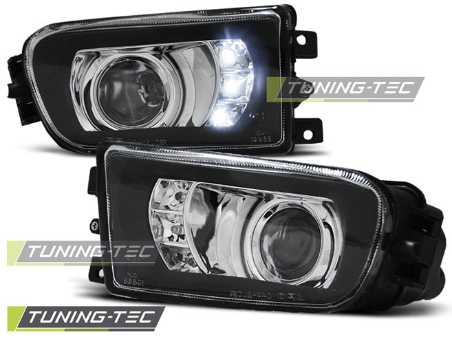 Tuning-Tec Nebelscheinwerfer für BMW 5er E39 / Z3 95-02 schwarz