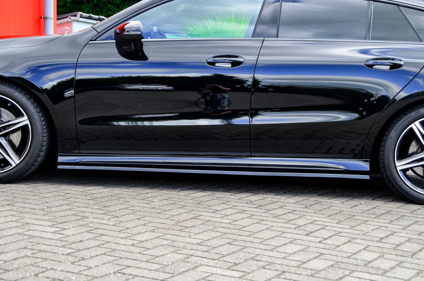 CUP Seitenschwellersatz ABS Mercedes Benz CLA X118 Shootingbrake Carbon