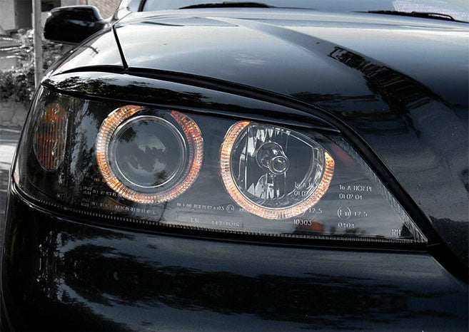 Tuning-Tec Angel Eyes Scheinwerfer für Opel Astra G 98-04 schwarz