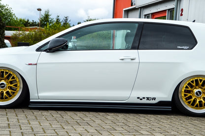 CUP Seitenschweller Volkswagen Golf 7 GTI TCR ab Bj.: 2019- Schwarz Glanz