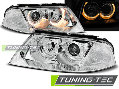 Tuning-Tec Angel Eyes Scheinwerfer für VW Passat 3BG 00-05 chrom