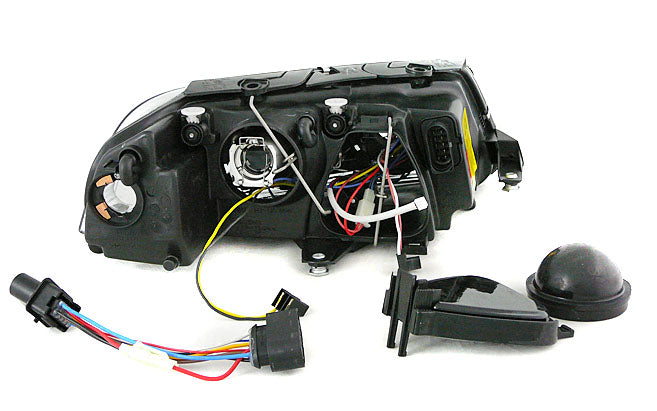 Tuning-Tec Angel Eyes Scheinwerfer für VW Passat 3BG 00-05 chrom