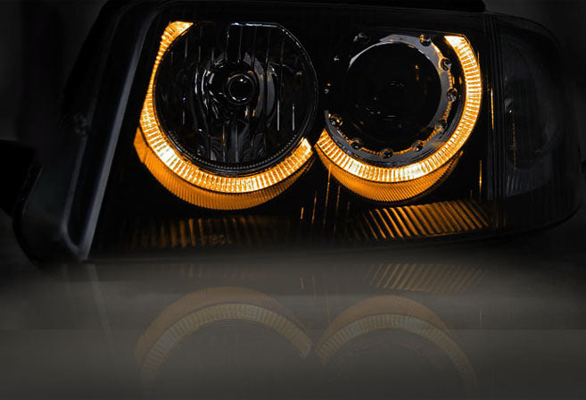 Tuning-Tec Angel Eyes Scheinwerfer für VW Passat 3BG 00-05 chrom