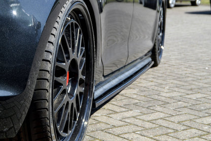 CUP Seitenschweller Volkswagen Golf 7 GTI + GTD Typ AU Schwarz Glanz