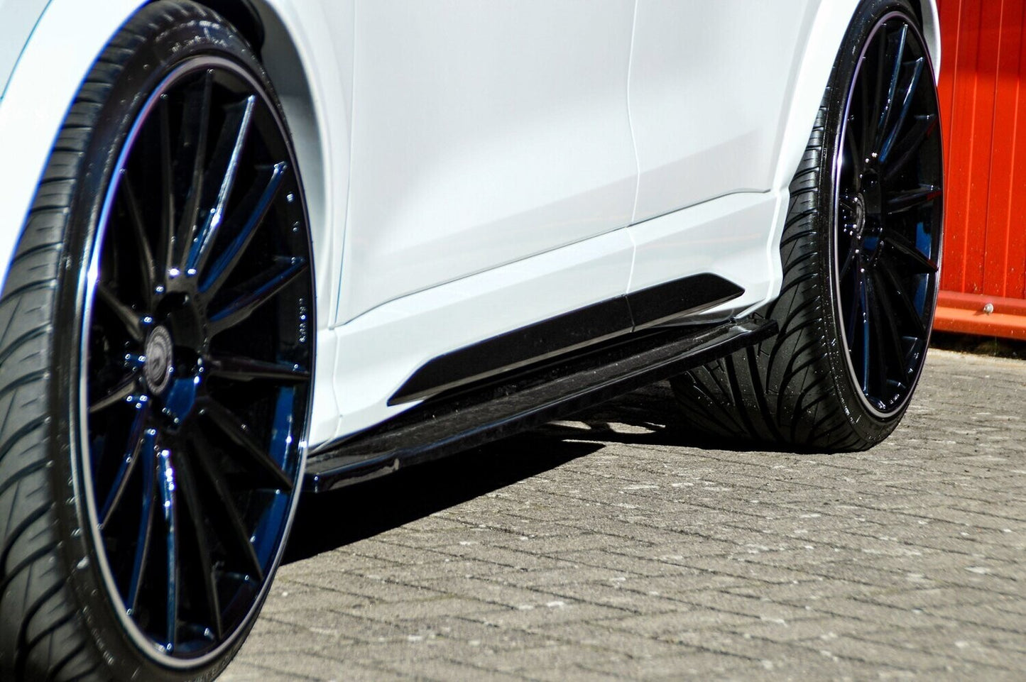 Seitenschwellersatz ABS Audi Q3, Typ F3 ab Bj.: 2018- Schwarz Glanz