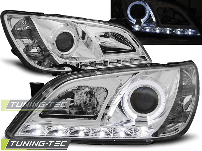 Tuning-Tec LED Tagfahrlicht Scheinwerfer für Lexus IS 01-05 chrom