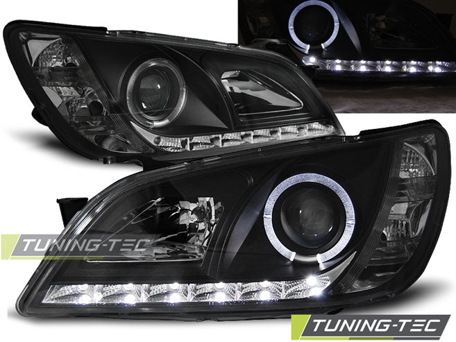 Tuning-Tec LED Tagfahrlicht Scheinwerfer für Lexus IS 01-05 schwarz