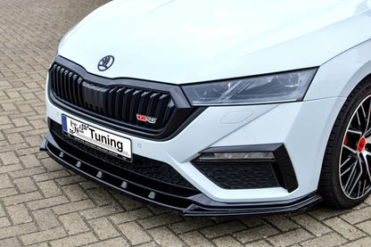 CUP Frontspoilerlippe ABS Skoda Octavia RS, NX, Combi Schwarz Glanz