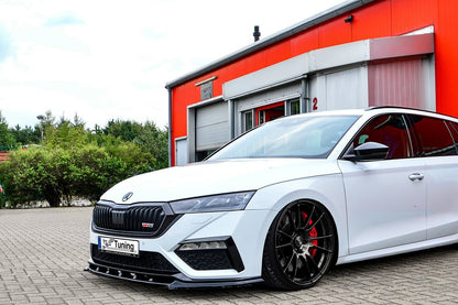 CUP Frontspoilerlippe ABS Skoda Octavia RS, NX, Combi Schwarz Glanz