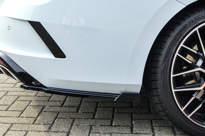 Heckansatz Seitenteile ABS Skoda Octavia RS, NX, Combi Schwarz Matt