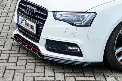 CUP Frontspoilerlippe ABS mit Seitenwing Audi A5 / B8 S-Line Carbon