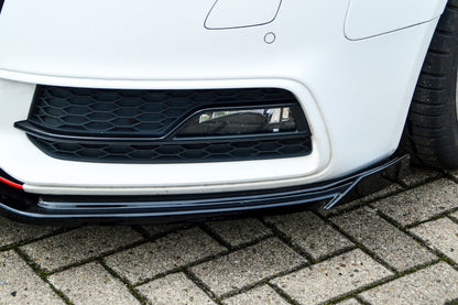 CUP Frontspoilerlippe ABS mit Seitenwing Audi A5 / B8 S-Line Carbon