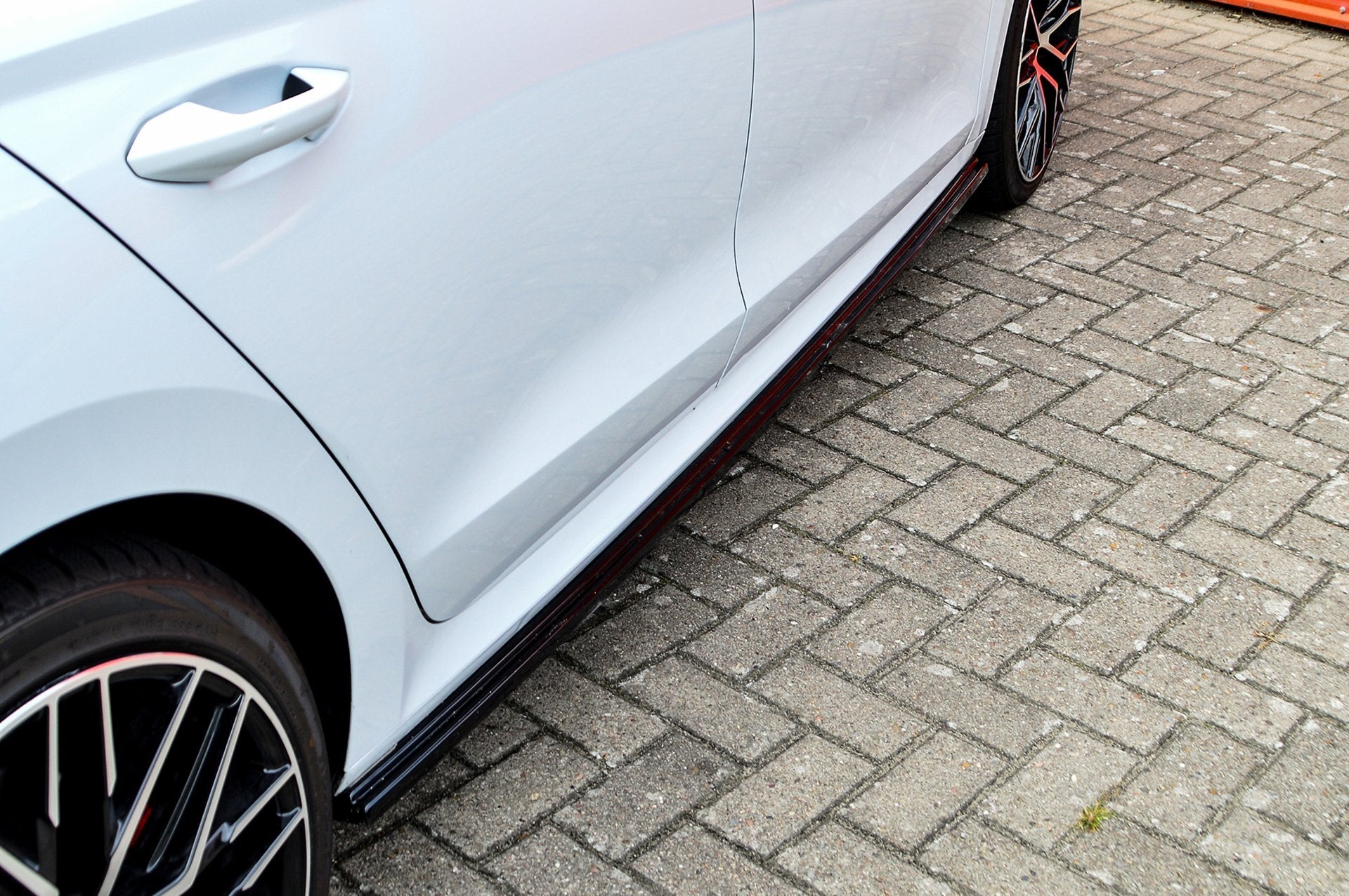 CUP Seitenschwellersatz ABS Skoda Octavia RS, NX, Combi Schwarz Glanz