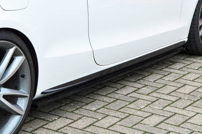CUP Seitenschwellersatz Audi A5 / B8 Sport Edition Plus Schwarz Matt