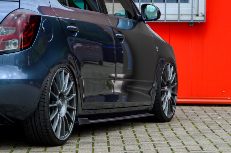 CUP Seitenschwellersatz mit Seitenwing Skoda Fabia RS II 5J Carbon
