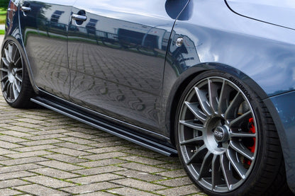 CUP Seitenschwellersatz Skoda Fabia RS II 5J Bj.: 2010-2014 Schwarz Matt