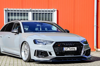 CUP Frontspoilerlippe ABS mit Seitenwing Audi RS4, B9, Avant Carbon