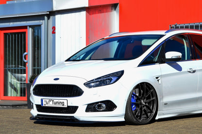 CUP Frontspoilerlippe ABS Ford S-Max 2 Bj.: 2015-2019 Schwarz Matt
