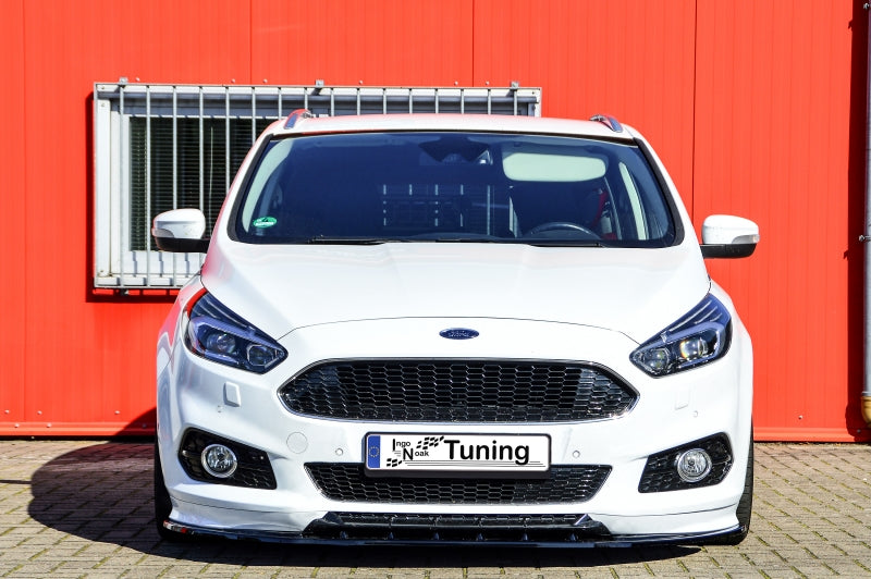 CUP Frontspoilerlippe ABS Ford S-Max 2 Bj.: 2015-2019 Schwarz Glanz
