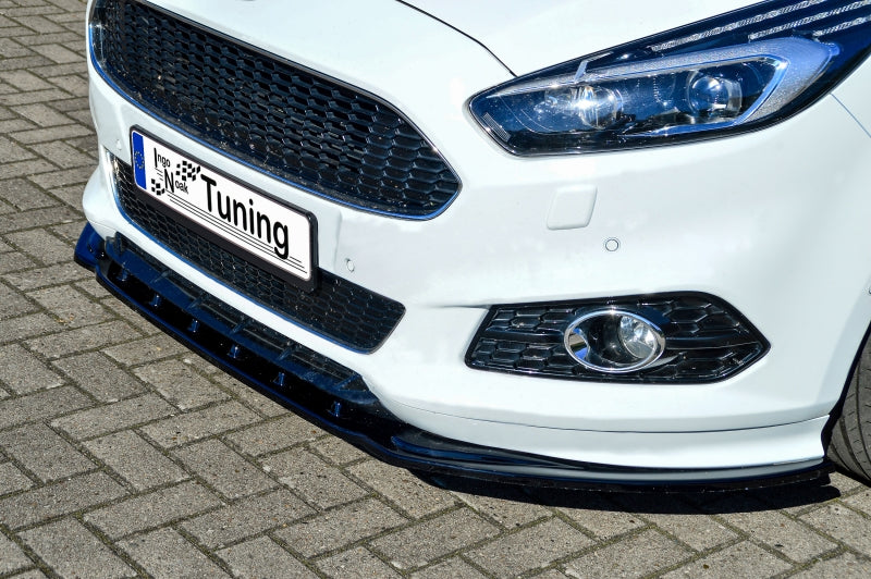 CUP Frontspoilerlippe ABS Ford S-Max 2 Bj.: 2015-2019 Schwarz Matt