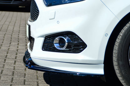 CUP Frontspoilerlippe ABS Ford S-Max 2 Bj.: 2015-2019 Schwarz Matt