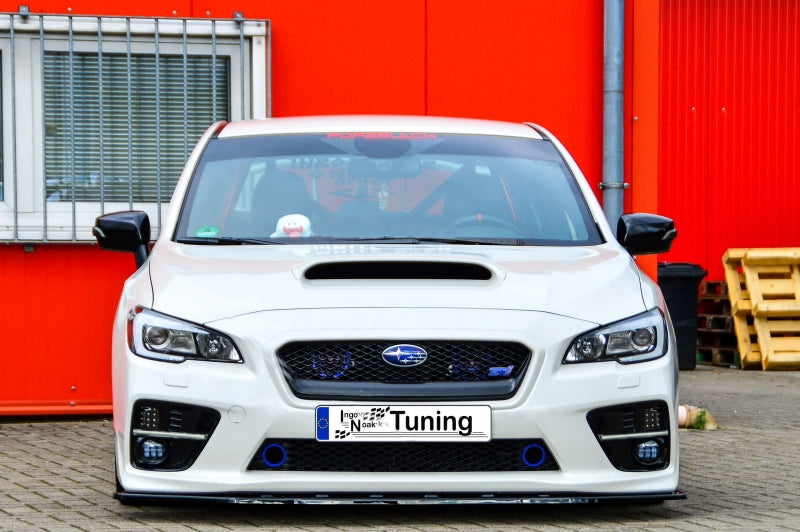 CUP Frontspoilerlippe ABS Subaru Impreza WRX STI (V1 + VAF) Schwarz Matt