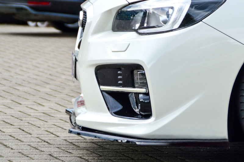 CUP Frontspoilerlippe ABS Subaru Impreza WRX STI (V1 + VAF) Schwarz Matt