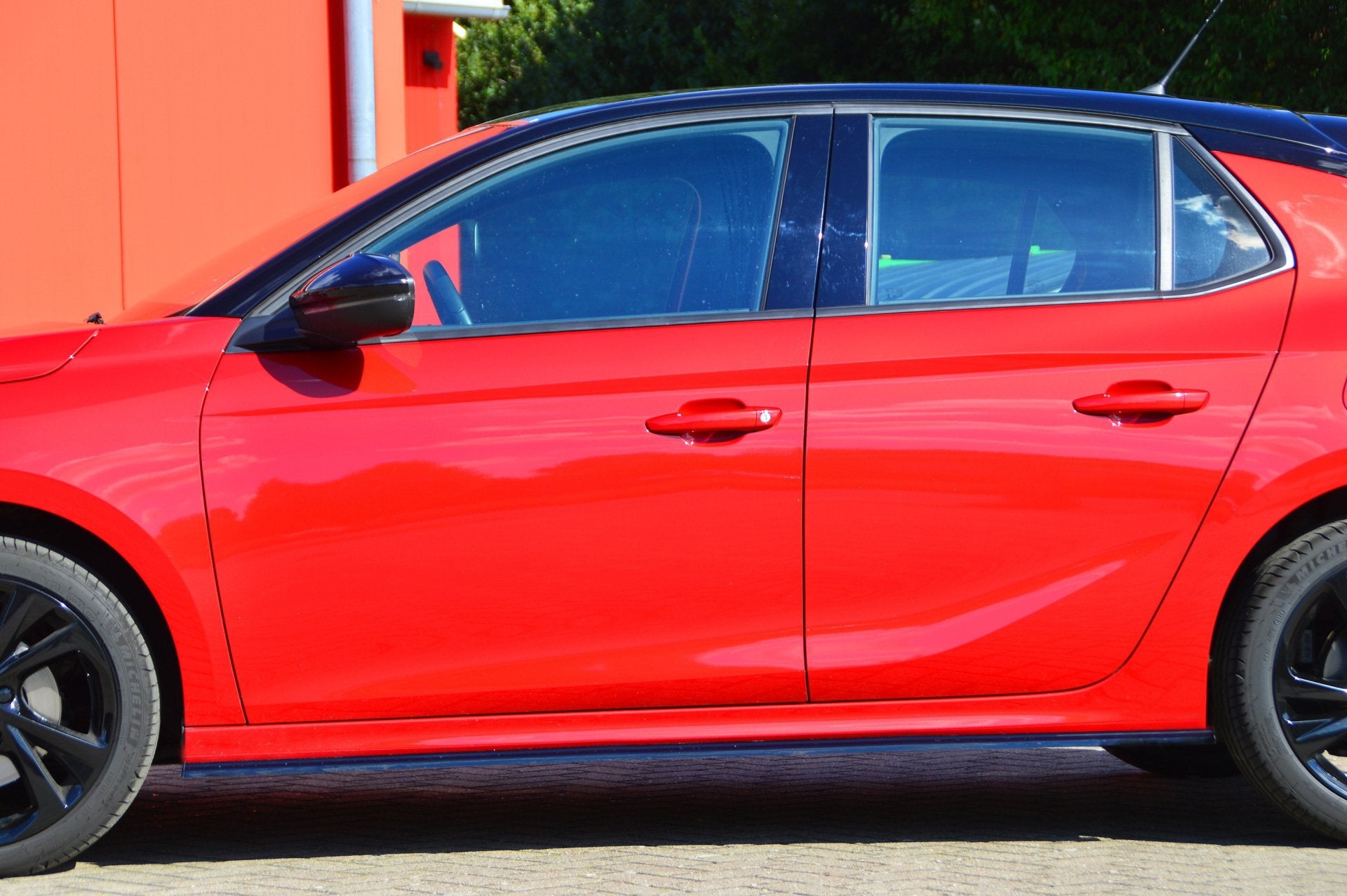 Seitenschwellersatz ABS Opel Corsa F, GS-Line ab Bj.: 2019- Carbon