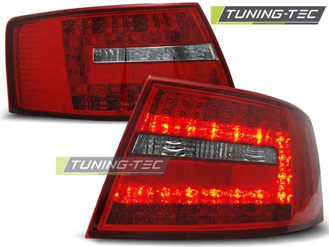 Tuning-Tec LED Rückleuchten für Audi A6 4F (C6) 04-08 rot/klar (6-Pin)