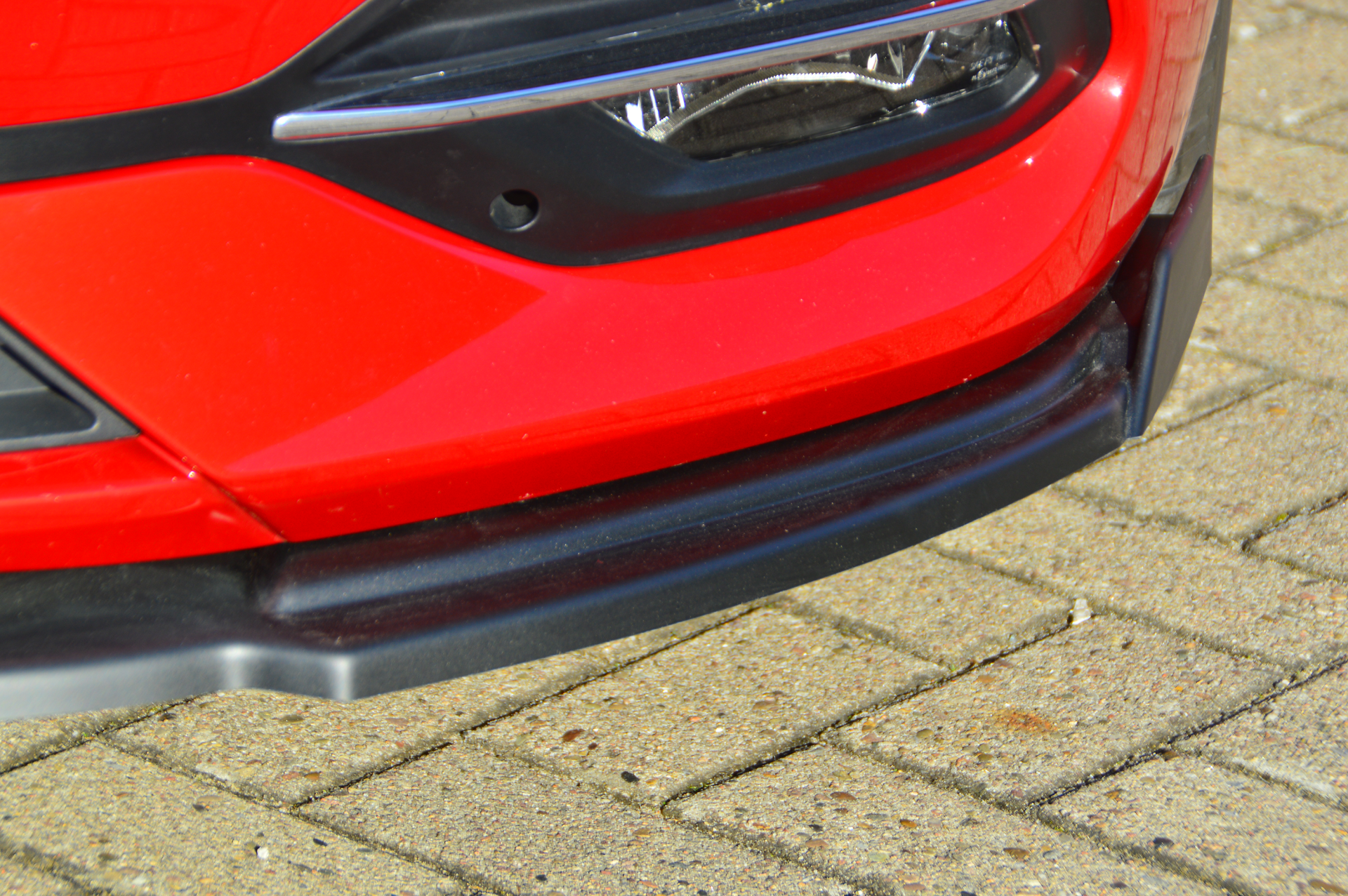 CUP Frontspoilerlippe ABS mit Seitenwing Opel Astra K, Schrägheck Carbon
