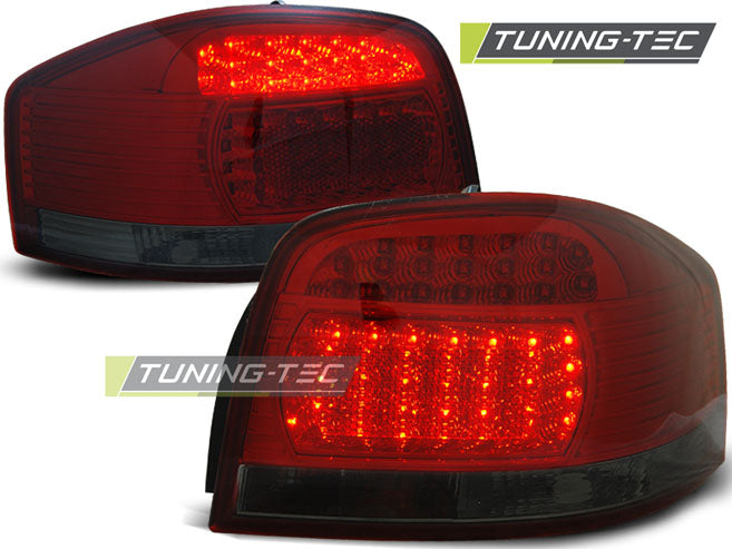 Tuning-Tec LED Rückleuchten für Audi A3 8P 03-08 rot/rauch