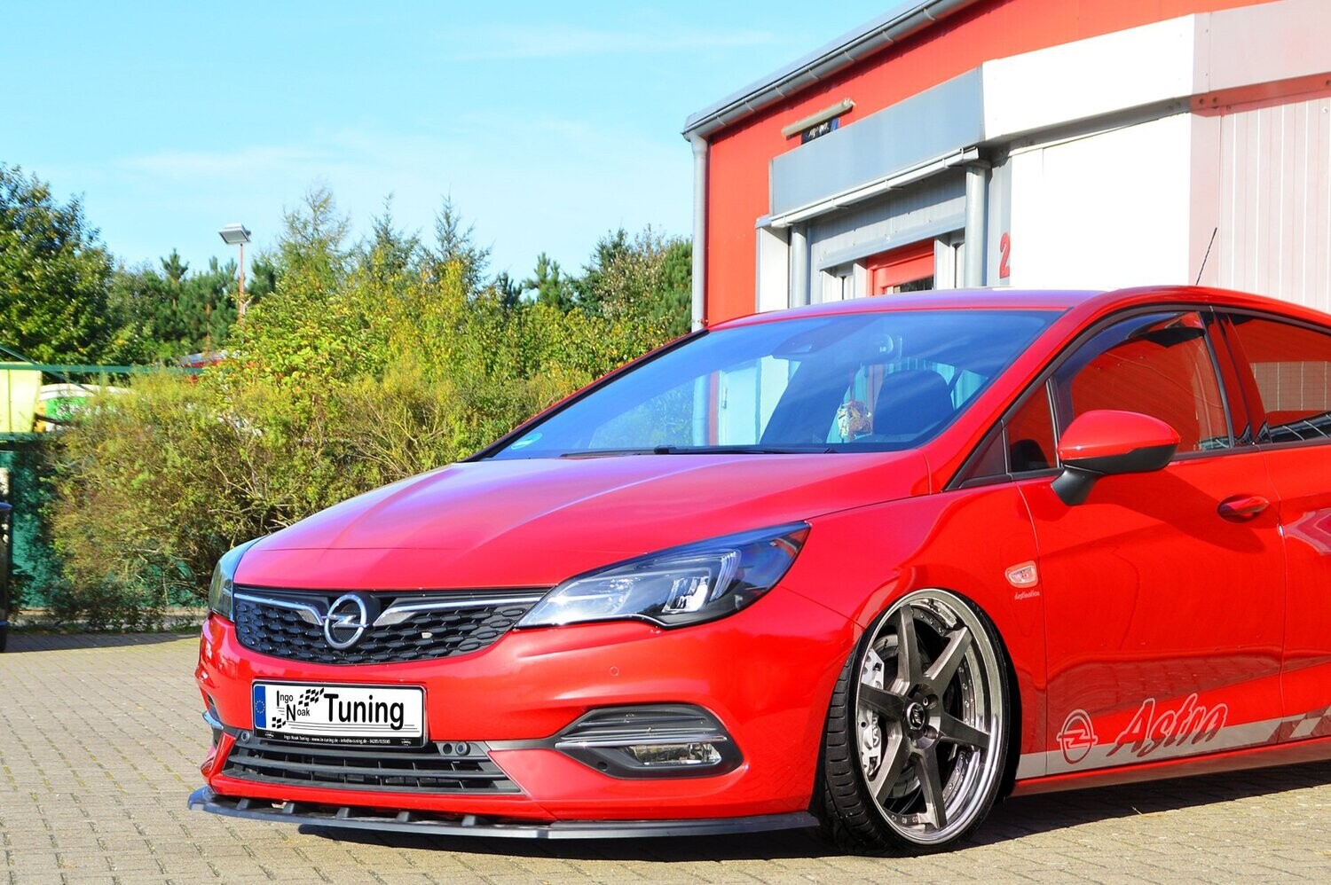 CUP Frontspoilerlippe ABS Opel Astra K, Schrägheck Bj.: 2019-2021 Carbon
