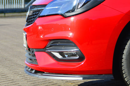 CUP Frontspoilerlippe ABS Opel Astra K, Sports Tourer Schwarz Glanz