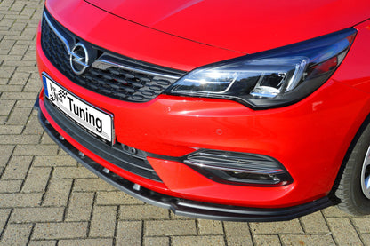 CUP Frontspoilerlippe ABS Opel Astra K, Sports Tourer Schwarz Glanz