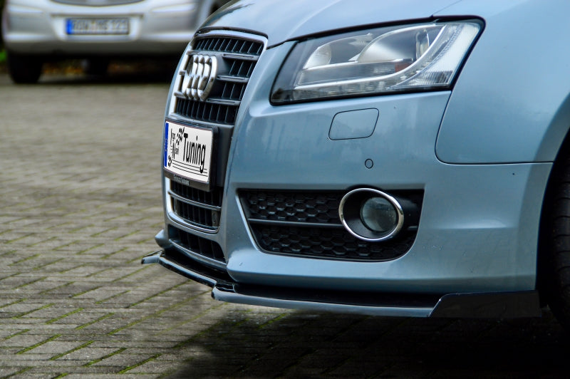 CUP Frontspoilerlippe Phase 2 mit Seitenwing Audi A5 / B8 Schwarz Glanz