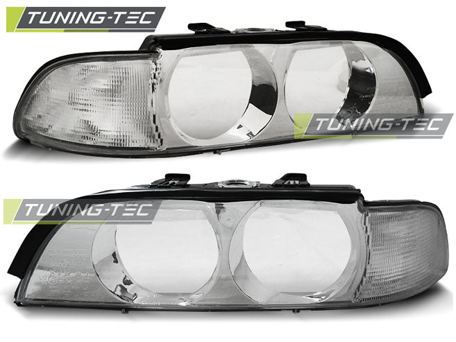 Tuning-Tec Scheinwerferglas für BMW 5er E39 Lim./Touring 95-00 chrom
