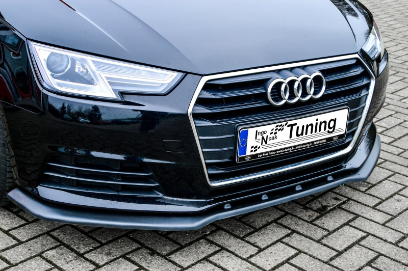 CUP Frontspoilerlippe ABS Audi A4 B9 ab Bj.:2015- Schwarz Glanz