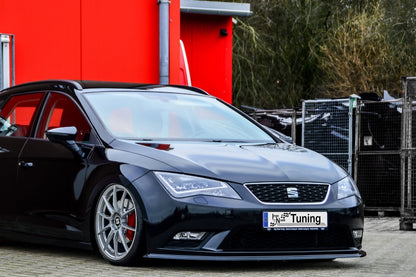 CUP Frontspoilerlippe ABS Seat Leon 3, 5F Bj.: 2012-2016 Schwarz Matt