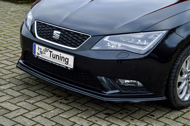 CUP Frontspoilerlippe ABS Seat Leon 3, 5F Bj.: 2012-2016 Schwarz Matt