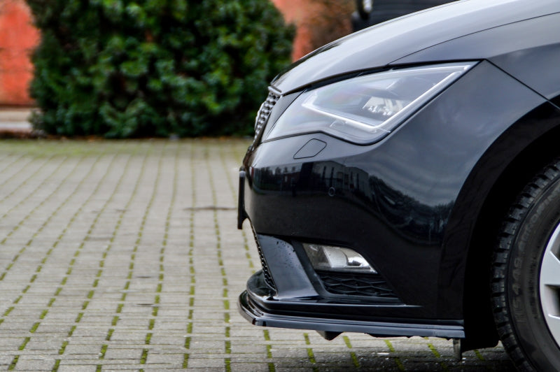 CUP Frontspoilerlippe ABS Seat Leon 3, 5F Bj.: 2012-2016 Schwarz Matt
