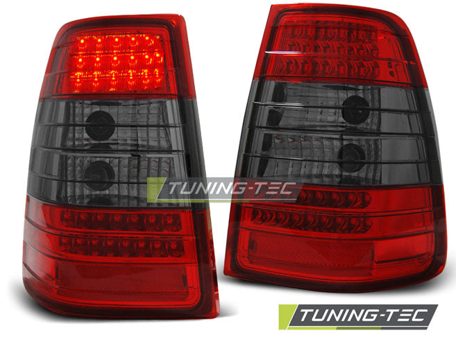 Tuning-Tec LED Rückleuchten für Mercedes Benz E-Klasse W124 T-Modell 85-98 rot/rauch