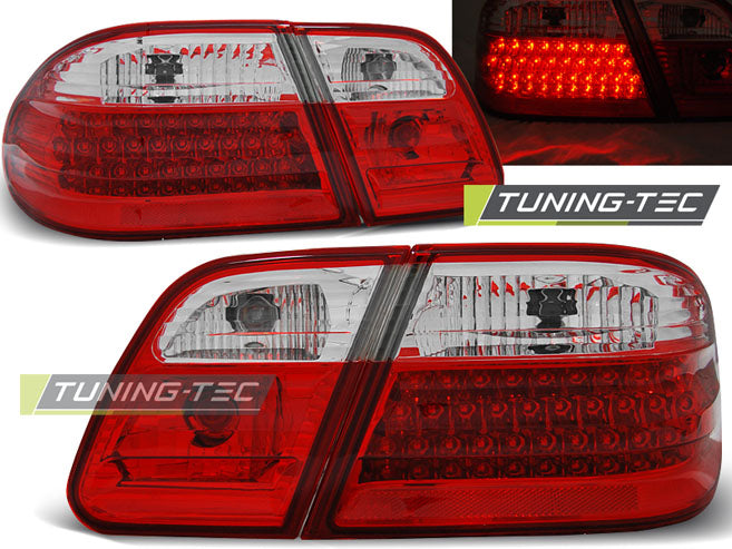Tuning-Tec LED Rückleuchten für Mercedes Benz E-Klasse W210 Limousine 95-02 rot/klar