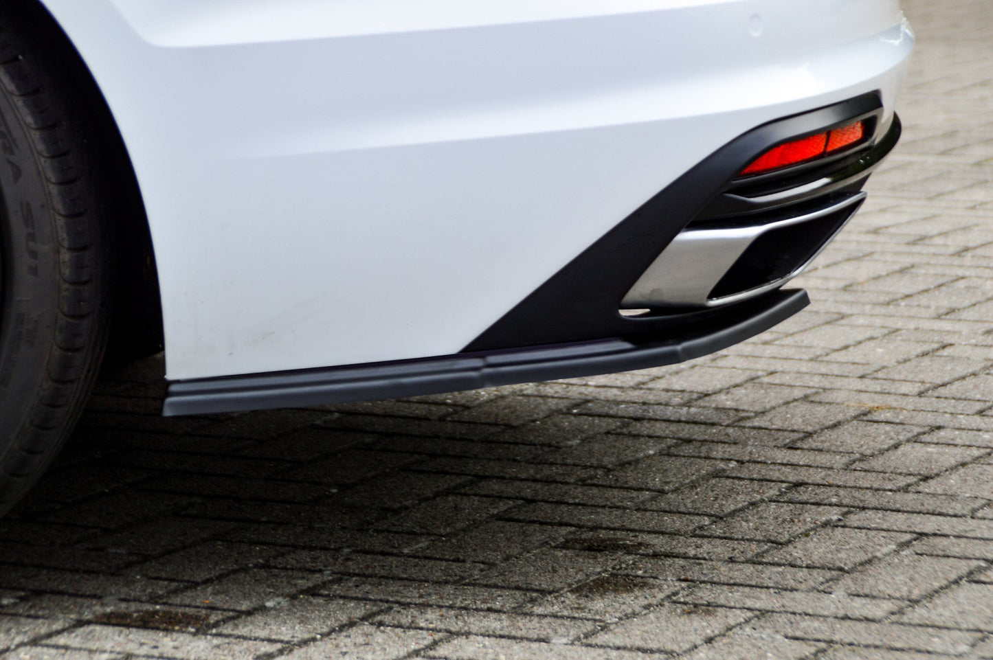 Heckansatz Seitenteile ABS Audi A4 Facelift, B9 8W ab Bj.:2019- Carbon