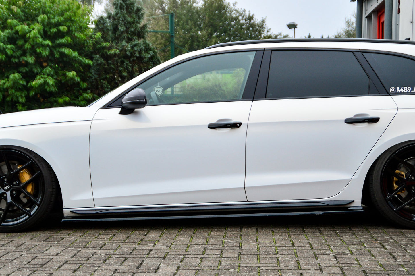 Seitenschwellersatz ABS Audi A4 Facelift, B9 8W ab Bj.:2019- Carbon