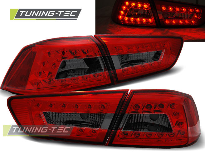 Tuning-Tec LED Rückleuchten für Mitsubishi Lancer 8 Limousine 08-11 rot/rauch