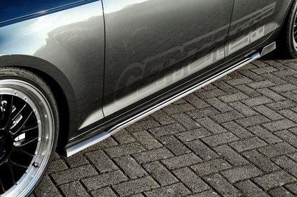 Seitenschwellersatz mit Wing Audi A4 B9 Bj.:2015-2019 Schwarz Matt