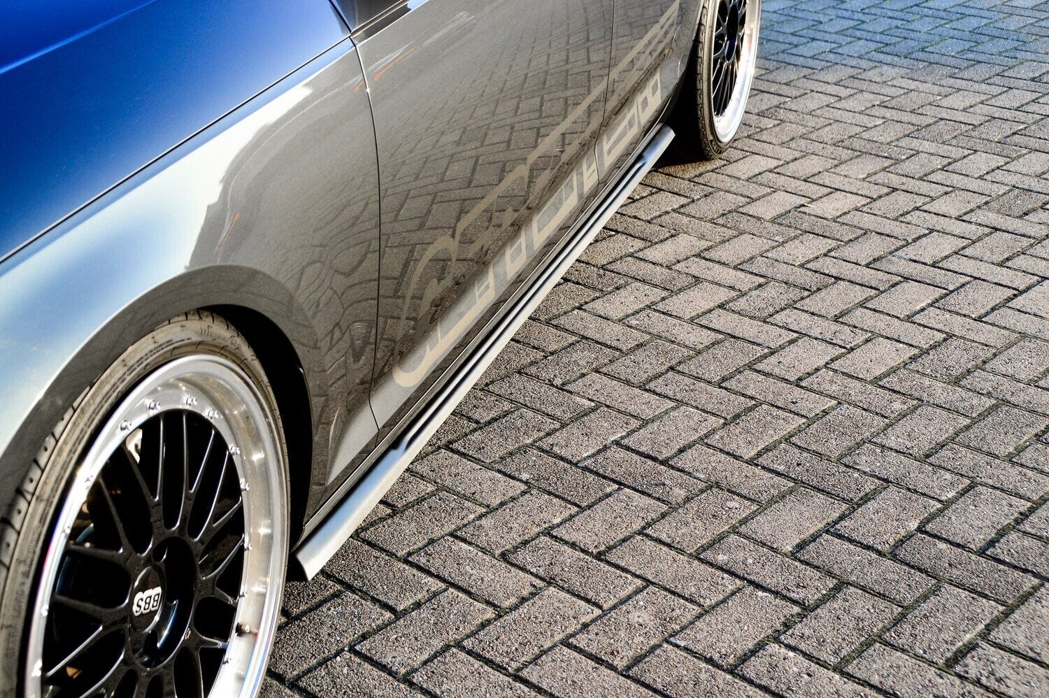 Seitenschwellersatz ABS Audi A4 S-Line + S4 Typ: B9 Bj.:2015-2019 Carbon