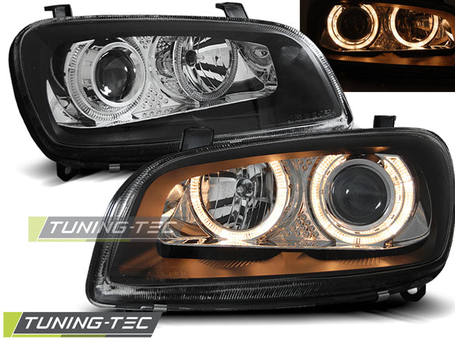 Tuning-Tec Angel Eyes Scheinwerfer für Toyota RAV4 94-00 schwarz