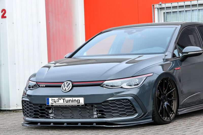 CUP Frontspoilerlippe ABS Volkswagen Golf 8 GTI ( CD1) Schwarz Glanz