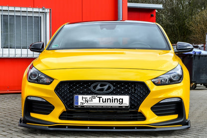 CUP Frontspoilerlippe ABS mit Flaps Hyundai i30 Fastback N-Line Carbon